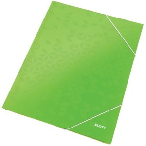 Teczka kartonowa z gumką jas.zielona WOW 39820054 LEITZ