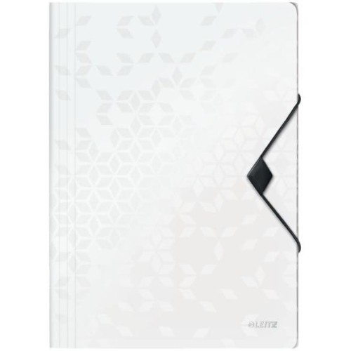 Teczka z gumką PP Leitz WOW, 15 mm, biała 45990001