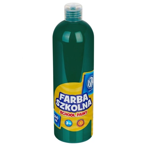 Farba szkolna 500 ml - zielona ciemna 301109005 ASTRA