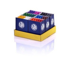 Zestaw kredek woskowych 12 kolorów x 12 sztuk - 144 sztuki 316111004 ASTRA