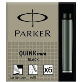 Naboje mini czarne (6) PARKER S0767220/ 1950407