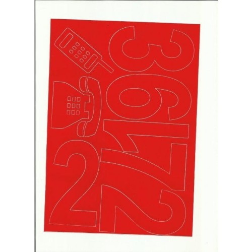 CYFRY samop.10cm (8) czarne ARTDRUK