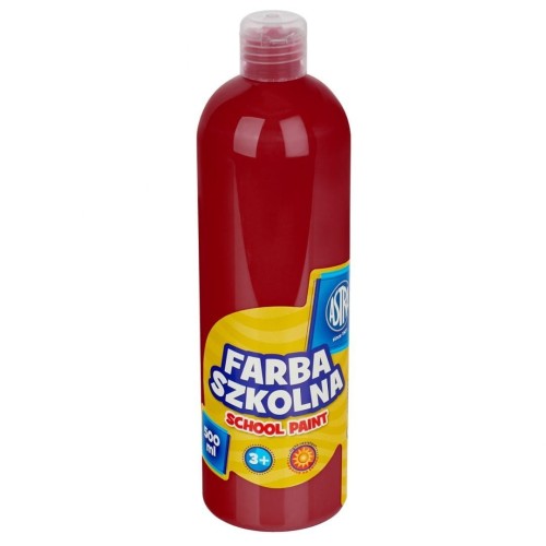 Farba szkolna 500 ml - czerwona ciemna 301317005 ASTRA