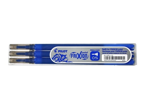 Wkład FRIXION POINT 0,5mm niebieski (3 sztuki) BLS-FRP5-L-S3 PILOT