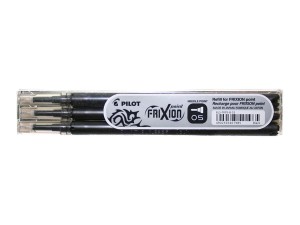 Wkład FRIXION POINT 0,5mm czarny (3 sztuki) BLS-FRPS-B-S3 PILOT