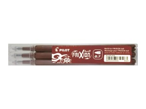 Wkład FRIXION 0,7mm brązowy (3 sztuki) BLS-FR7-BN-S3 PILOT