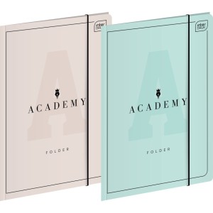 Teczka z gumką A4+ ACADEMY PASTEL