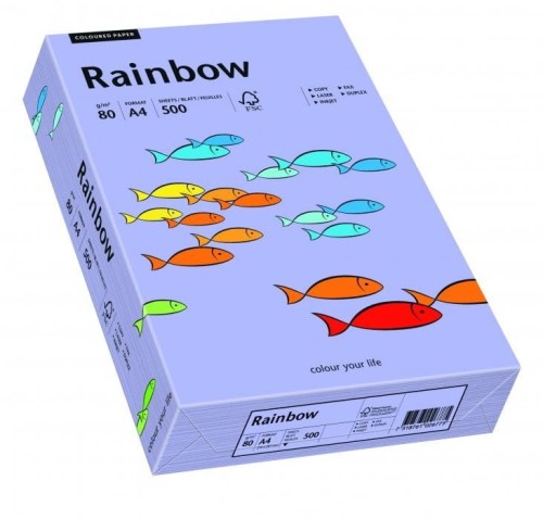 Papier xero kolorowy A4 80g RAINBOW fioletowy R60 88042563