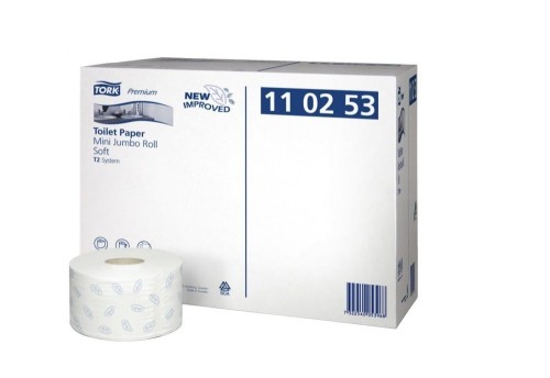 Papier toalet.TORK Premium Mini JUMBO makulatura/biały(12) T2 110253/2000488