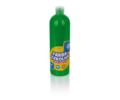 Farba szkolna 500 ml - zielona jasna 83410902 ASTRA