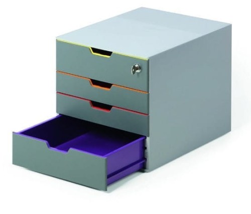 Pojemnik VARICOLOR z 4 szufladkami DURABLE 7606-27