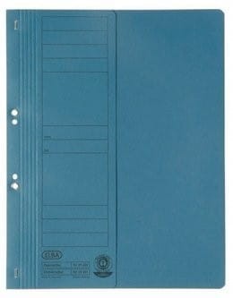Skoroszyt z oczkiem A4 niebieski 100551869 ELBA