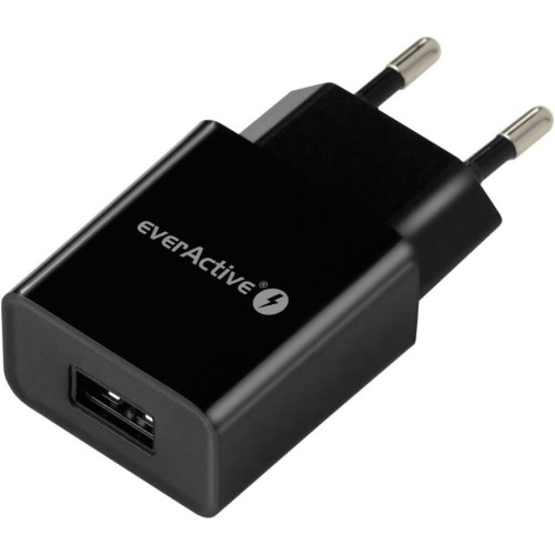 Ładowarka sieciowa 230V EVERACTIVE SC-200B 1 gniazdo USB 2,4A czarna