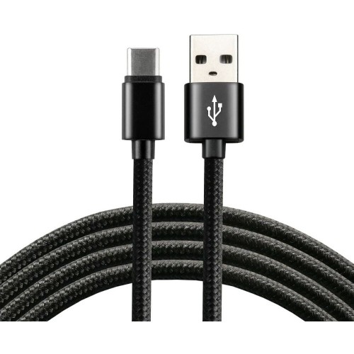 Kabel USB - USB-C EVERACTIVE 2m 3,0A czarny (CBB-2CB)
