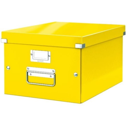 Pudełko LEITZ Click & Store A4 żółte 60440016