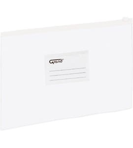Teczka kopertowa na suwak A5 biała 120-1174 GRAND