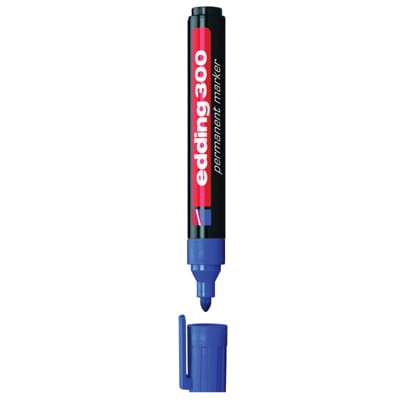 Marker Edding 300 niebieski końcówka okrągła