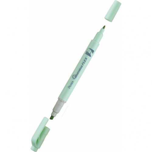 Zakreślacz dwustronny seledynowy pastelowy ILLUMINA FLEX SLW11P-KE PENTEL