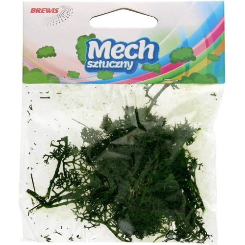 Mech sztuczny ozdobny ciemnozielony 10g MS2 BREWIS