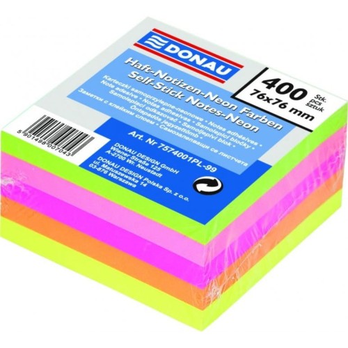 Bloczek samop.76x76 400k 5kol neon 7574001PL-99