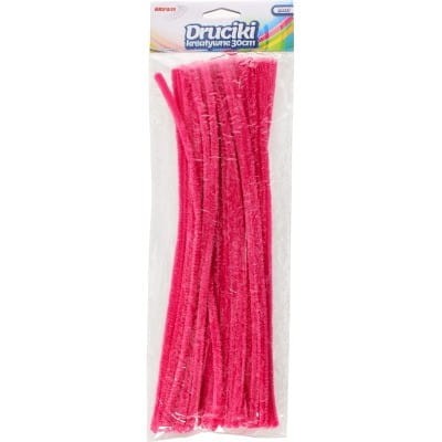 Druciki kreatywne dr19 różowe 30cm(40) BREWIS