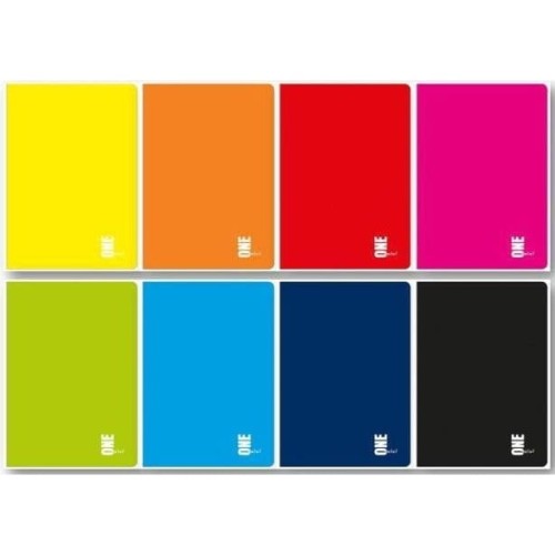 Zeszyt A5 80 kratka UV KOL.ONE COLOR 7034 INTERDRUK