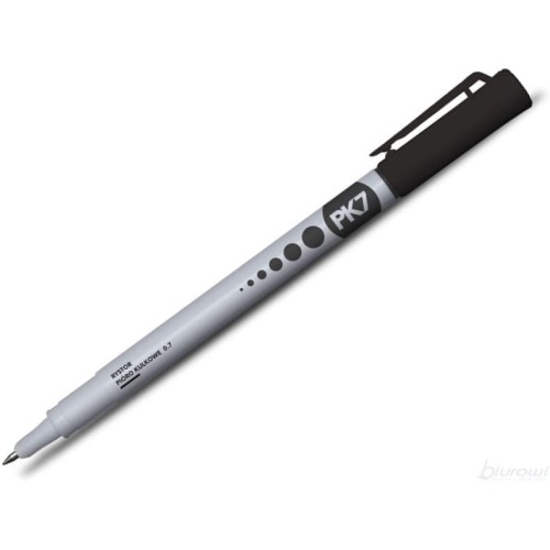 Pióro kulkowe 0.7mm PK07/A czarne 404-000 RYSTOR