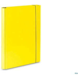 Teczka skrzydłowa z gumką j.żółta 4cm CARIBIC 339/28 VAUPE