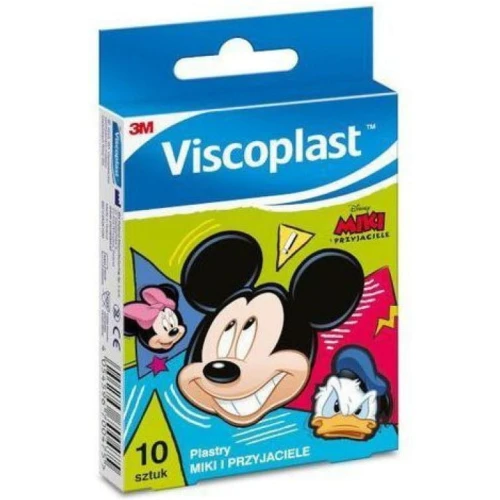 Plastry Miki i przyjaciele 72x25mm 10szt. VISCOPLAST UU-010328498 3M
