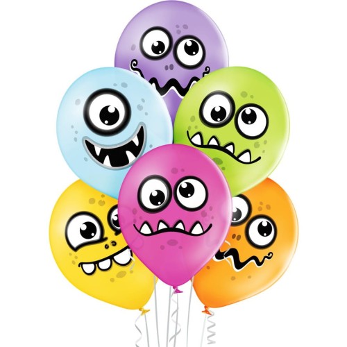 Balony potworki 6 szt. BN06-259 ALIGA