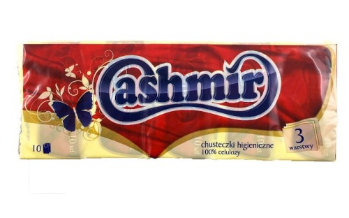 Chusteczki higieniczne 10x10 3-w 234384 CASHMIR
