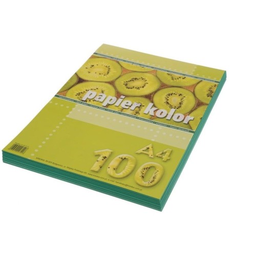 Papier xero c.zielon.A4 100ar. KRESKA