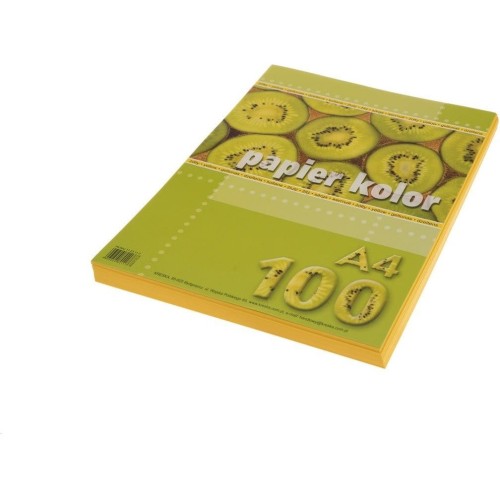 Papier xero A4 żółty 100ark. KRESKA
