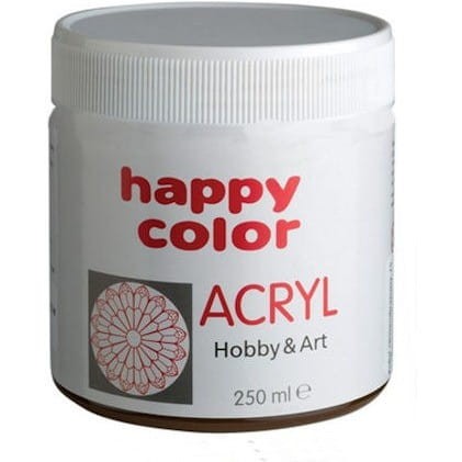 Farba akrylowa 250ml brązowy HA 7370 0250-7 Happy Color