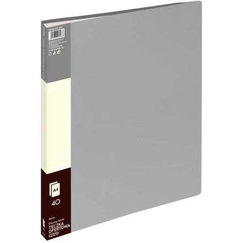 Teczka ofertowa 40koszulek 9004A szara 120-1823