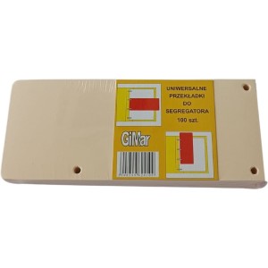 Przekładki 98*240 wąskie (100) kremowe GIMAR
