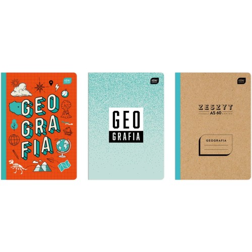 Zeszyt A5 60k GEOGRAFIA INTERDRUK