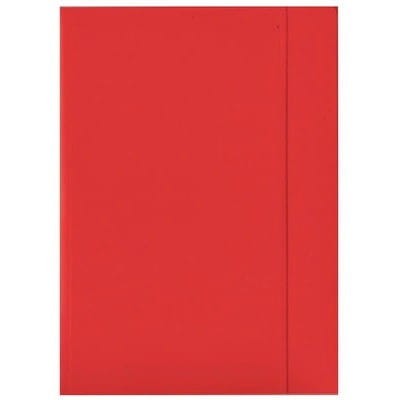 Teczka kartonowa z gumką A4 czerwona 100553871 BANTEX