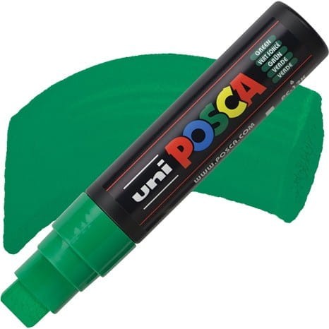 Marker z farbą plakatową Posca PC-17K, zielony, Uni