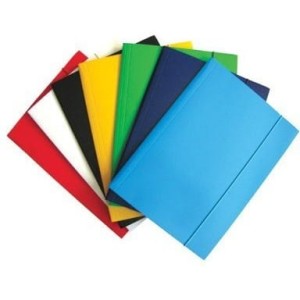 Teczka z gumką NATUNA A4 lakierowana czerwona 390g (21232)