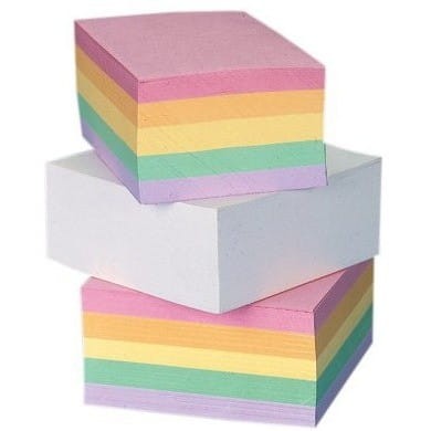 Kostka klejona NATUNA 85x85x35 kolorowa