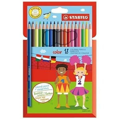 Kredki COLOR kpl 18 szt. pud. z zawieszką 1918/77-11 STABILO