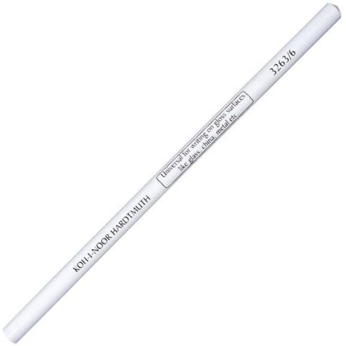 Kredka DERMATOGRAF 3263/6 biała KOH I NOOR