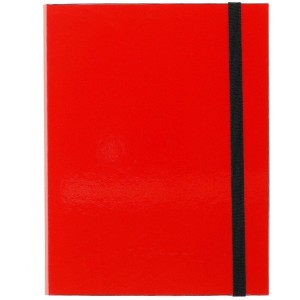 Teczka BOX z mech.ring.325/01 czerwona VAUPE