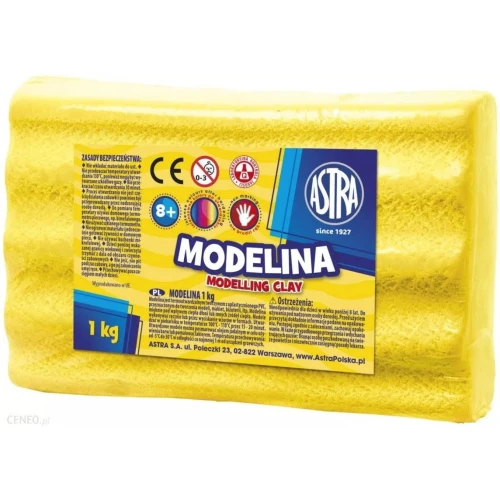 Modelina Astra 1 kg żółta 304111011 ASTRA