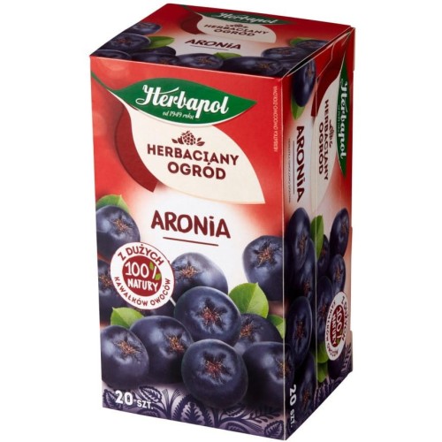 Herbata HERBAPOL owocowo-ziołowa (20 tb) ARONIA 70g HERBACIANY OGRÓD