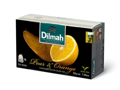 Herbata DILMAH AROMAT GRUSZKA&POMARA 20 torebek *1,5g