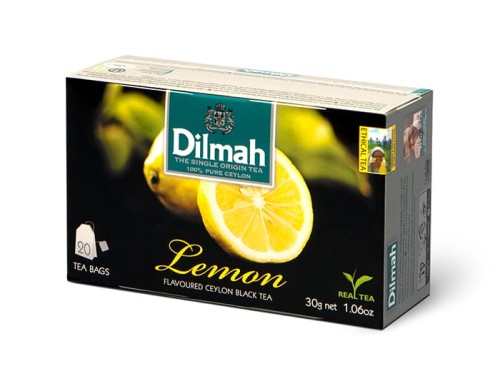 Herbata DILMAH AROMAT CYTRYNY (20 saszetek) 85032 czarna