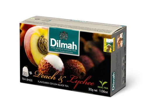 Herbata DILMAH AROMAT BRZOSKW&LYCHE 20t*1,5g