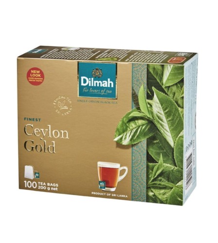 Herbata DILMAH GOLD 100szt x2g saszetki czarna